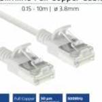 ACT CAT6A U-FTP Patch Cable 0, 15m White fotó