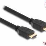 DeLock High Speed HDMI Cable 48 Gbps 8K 60 Hz 10m Black fotó