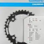 Shimano Lánckerék 36f Fcm590 Fekete 3x9 Pcd 104mm fotó