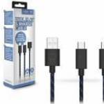Venom VS5002 Dual Play&Charge 3 méter Type-C -USB töltőkábel fotó