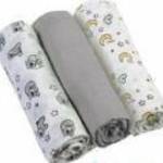 BabyOno textilpelenka - szürke 3db 348/01 fotó