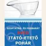 Szoptatás- és fogbarát svéd itató-etető pohár fotó