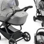 CAM Techno Deluxe babakocsi szett Softy 514 fekete vázzal V90S Area hordozóval MTB fotó