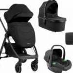 Kikkaboo babakocsi 3in1 i-size Ava fekete MTB - KikkaBoo fotó