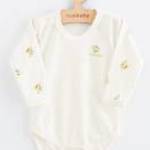 Baba Biopamut hosszú ujjú body New Baby Olives - NEW BABY fotó