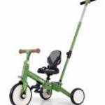 Gyerek háromkerekű bicikli 5az1-ben Milly Mally Optimus Max tolókarral green - MILLY MALLY fotó