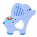 Baby Care szilikon rágóka - Еlephant Lucky Blue fotó