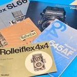 Fényképezőgép használati utasítás rolleiflex mamiya ... fotó