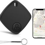 Okos nyomkövető - kulcs, telefon, háziállat kereső eszköz, fekete fotó