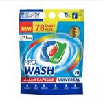 Pro Wash All in one mosószer kapszula, univerzális, 78 db fotó