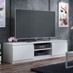 Drohmo RTV140 TV állvány, 140x36x40 cm, fehér fotó