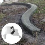 Kerti szegélyépítő forma, betonforma díszkerthez fotó