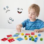 Készségfejlesztő emojis kirakó, logikai fejlesztőjáték fotó
