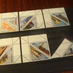 Suriname használatlan** Mozdony sor 1 érték hiánnyal, MI 1134-45 1985 kat.ár 10 euro fotó