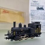 MG23 H0 1: 87 Liliput 3353 'Tigerli' E3/3 8480 SBB CFF (DC) gőzmozdony, dobozában fotó