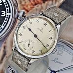 Ritkaság!Gyönyörű Omega beépítés az 1900-as évek elejéről hozzá régi szövet szíjjal (40mm kn) fotó