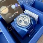OMEGA óra, Omega X Swatch Mission to Moonphase óra + doboz, papírok, saját fotók fotó