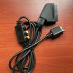 PS PSX PS2 RGB SCART TV kompozit kábel új fotó