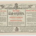 Államsorsjáték mozgósított honvédek és tartalékosok javára Bécs 2 forint 1878 UNC fotó