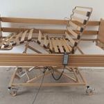 Szélesített Elektromos betegágy- 100x200cm - 3 funkciós - Oldalrácsokkal! fotó
