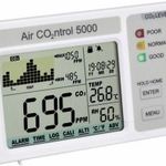 Levegőminőség mérő, CO2 kijelző, széndioxid mérőműszer, fehér, TFA Dostmann AirCO2ntrol 5000 fotó