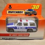 Matchbox #30 '97 Chevy Tahoe Police fotó