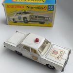 Police car #55 Matchbox Superfast - dobozában fotó