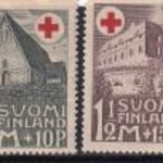 1931. Finnország 1M+10p, 1M+10p, 1 1/2M+15p, 2M+20p fotó