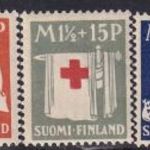 1930. Finnország M1+10p, M1 1/2+15p, M2+20p fotó