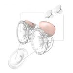 BabyOno mellszívó alkatrész - tölcsér /2db/ és szilikon betét /1db/ Twinny 1002 KIT II. fotó