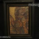 Dési Huber István : Olvasó férfi FESTMÉNY KÉP + KERET fotó