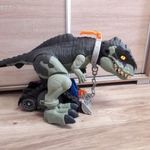 Eredeti Mattel Imaginext Jurassic World Dominion Giga Dinosaur Interaktív dinoszaurusz 74cm !! fotó