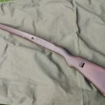 Mauser K98 puska puskatus tusa háború végi karika nélküli tustalp nélkül eredeti német 2.vh. fotó