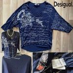 40 hímzett DESIGUAL blúz_exkluzív részletgazdag különleges flitteres Desigual felső UK: 10/12 fotó