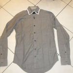 Zara Man szürke férfi hosszúujjú ing S Slim fit fotó