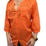 C&A élénk narancssárga 3/4-es ROLL UP ujjú 46 3XL csinos ING j6 fotó