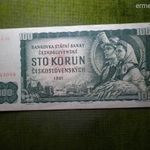 CSEHSZLOVÁKIA - 100 KORONA 1961 fotó