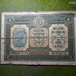 OLASZORSZÁG - 2 LÍRA 1918. JANUÁR 2. fotó
