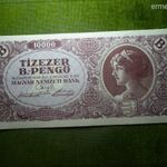 TÍZEZER B.-PENGŐ 1946. JÚNIUS 3. - KIVÁLÓ ÁLLAPOTBAN! fotó
