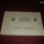 LADA ALKATRÉSZ ÁRJEGYZÉK 1988 fotó