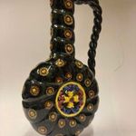 Antik, 1900-1920 k.(?) Városlődi majolika díszkancsó - remek eredeti állapotú 38 cm. magas ritkaság fotó