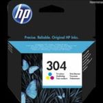 HP 304 színes eredeti tintapatron N9K05AE fotó