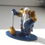 D&D - Dungeons and Dragons - Jada Nano Metalfigs - Dwarf Cleric fém festett miniatúra fotó