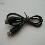 USB hosszabbító kábel anya-apa / aljzat-dugó / female-male fekete színű 70 cm fotó