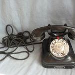 Horthy kor tárcsás telefon CB-35 bakelit telefon régi bakelit telefon magyar királyi posta címeres fotó