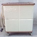 Hordozható elektromos cserépkályha fotó