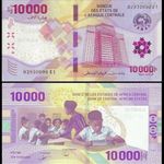 KÖZÉP AFRIKAI ÁLLAMOK 10000 Francs 2020 (2022) ÚJ KIADÁS UNC hajtatlan fotó