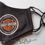 HARLEY DAVIDSON - Motoros Textil pamut kétfalas maszk. maszk, . állítható, maszk, kendő. fotó