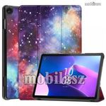 Notesz / mappa tok - GALAXIS MINTÁS - oldalra nyíló flip cover, TRIFOLD asztali tartó funkciós, m... fotó