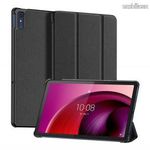 DUX DUCIS Domo Series notesz / mappa tok - FEKETE - oldalra nyíló flip cover, TRIFOLD asztali tar... fotó
